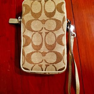 Coach wrist wallet